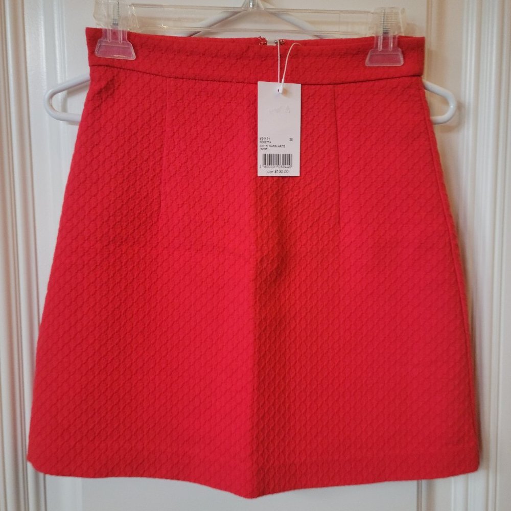 NWT Kookai Orange structured skirt